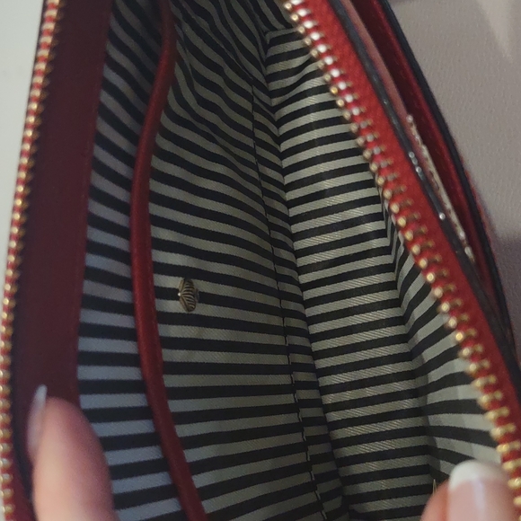 Kate Spade Red Hot Clutch Crossbody Cameron Clarise Purse Handbag NEW Versatile - Picture 13 of 13